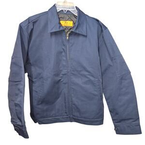 Red Kap Insulated Quilted Jacket Blue Mens Medium